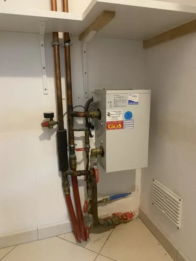 Remplacement d'une Pompe à chaleur Mitsubishi à Treveneuc _ LCS Le Corre Chauffage Sanitaire (7)