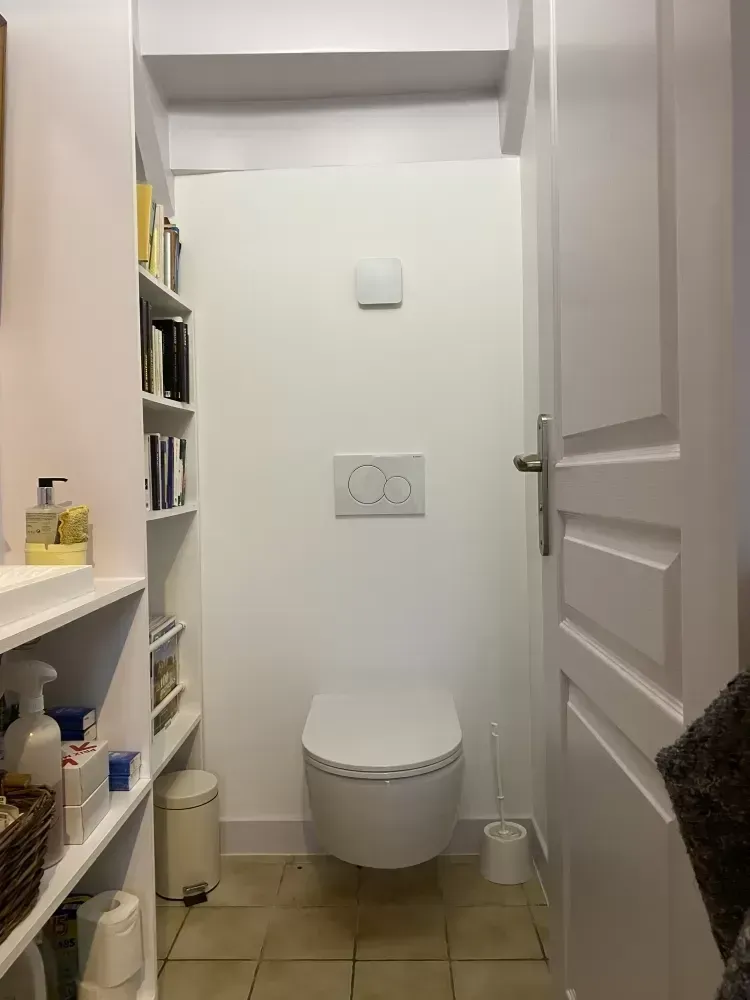 Installation d’un wc suspendu à Plouezec _ LCS Le Corre Chauffage Sanitaire